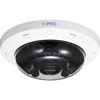 i-PRO WV-S8543 12MP Outdoor 3-Sensor Network Dome Camera with Heater (Clear Dome)