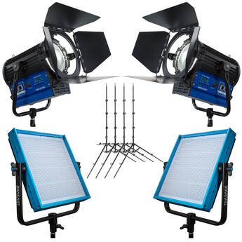 Dracast Remote Newsroom Studio Complete Kit (Bi-Color, 3200-5600K, V-Mount)