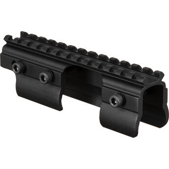 SOUSA Optics 1-Piece Scope Mount for Ruger Mk I/II (Receiver Clamp Screws, Black Satin)