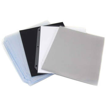 Archival Methods 8.5 x 11" Card Stock Inserts (Gray, 25-Pack)