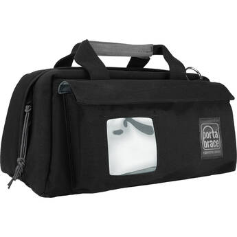 PortaBrace Compact Camcorder Case (Black with Silver Interior)