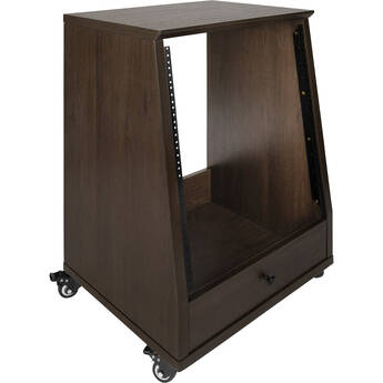 Gator Frameworks Elite Angled Studio Rack (Dark Walnut Brown)
