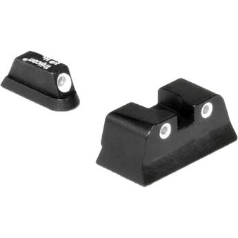 Trijicon Bright & Tough Night Sight for CZ 75 (Green Front, Orange Rear Lamps) (White Outline Front and Rear)
