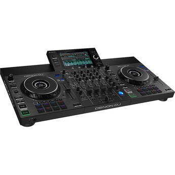 Denon DJ SC LIVE 4 Standalone 4-Deck DJ System with 7" Touchscreen, Built-In Speakers, and Wi-Fi (Black)