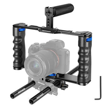 Neewer VS107 Aluminum Video Camera Cage Kit (Blue + Black)