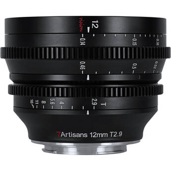 7Artisans 12mm T2.9 Vision Cine Lens (RF Mount)