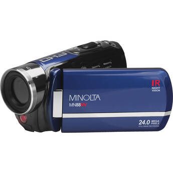 Minolta MN88NV Full HD Night Vision Digital Camcorder (Blue)