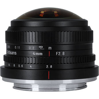 7Artisans 4mm f/2.8 Circular Fisheye Lens for FUJIFILM X