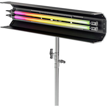 Quasar Science 2-Bank Shell with Ossium Plate and Two Rainbow 2 Lights (4')