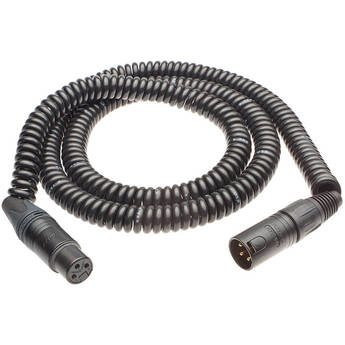 K-Tek KPC40N Coiled XLR Jumper Cable with Neutrik Connector (40')