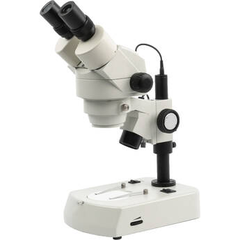 National Optical 440-440PLL Zoom Binocular Stereo Microscope (Dual LED Base)