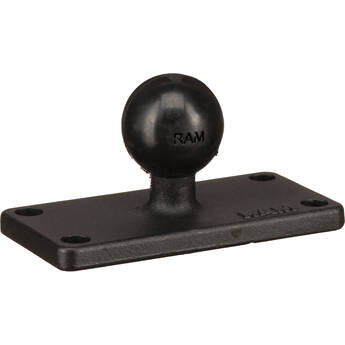 RAM Mounts 1" Ball-Mount Base with Rectangular Plate