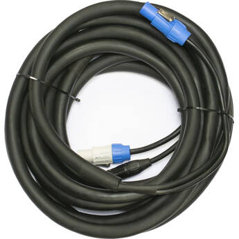 ADJ 5-Pin XLR DMX Locking Power Link Combo Cable (25')