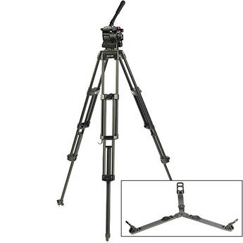 Daiwa / Slik DW-11F2 Tripod System with Daiwa-11 Fluid Head, 309 Aluminum Tripod & Ground Spreader