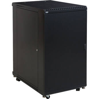 Kendall Howard 22U LINIER Server Cabinet with Solid Doors and Removable Side Panels (36" Deep)