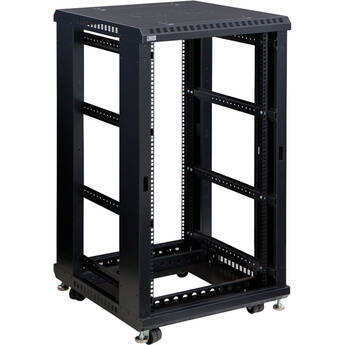 Kendall Howard 22 RU LINIER Server Cabinet No Doors/No Side Panels (24" Deep)
