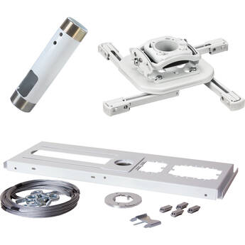 Chief Projector Ceiling Mount Kit with Universal Mount, 18" Fixed Extension Column and Speed-Connect Ceiling Kit