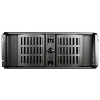 iStarUSA D-400L-7 4U High Performance Rackmount Chassis with Black Bezel