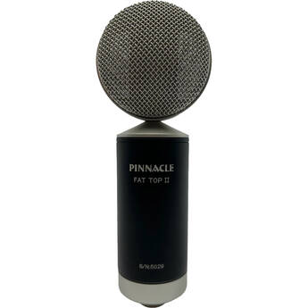 Pinnacle Microphones FAT Top II Ribbon Microphone Deluxe (Black Body / Silver Grille)