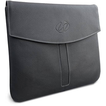 MacCase Premium Leather Sleeve for 13" iPad Pro with Magic Keyboard (Black)