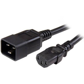 StarTech Heavy-Duty IEC Power Extension Cable (3')