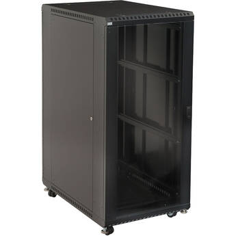 Kendall Howard 27U LINIER Server Cabinet with One Glass and One Vented Door (36" Depth)