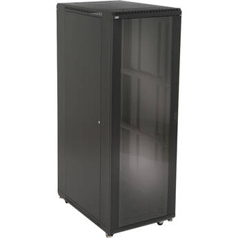 Kendall Howard 37U LINIER Server Cabinet with One Glass and One Vented Door (36" Depth)