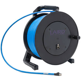 Laird Digital Cinema ProReel Cat 6 STP Cable with Integrated Cable Reel and RJ45 Jack in Hub (100')