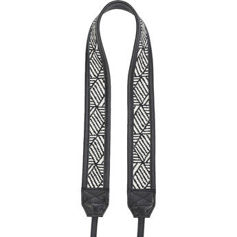 Bronkey Jaipur #103 Fabric & Leather Camera Strap (Multicolor/Pattern)