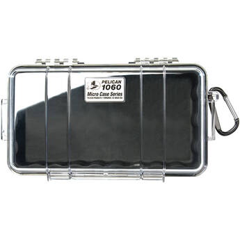 Pelican 1060 Clear Micro Case (Black)
