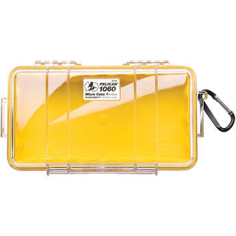 Pelican 1060 Clear Micro Case (Yellow)