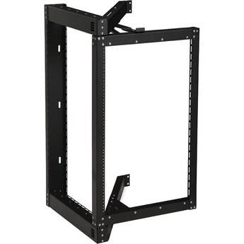 Kendall Howard Phantom Class Open Frame Swing-Out Rack (18U)