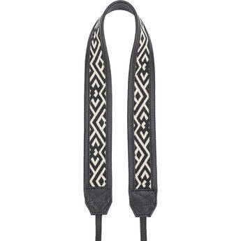 Bronkey Jaipur #102 Fabric & Leather Camera Strap (Multicolor/Pattern)