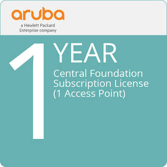 HPE Aruba Networking Central Foundation Access Point License (1-Year, 1 AP)