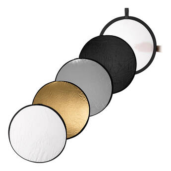 FotodioX 5-in-1 Reflector Pro, Premium Grade Collapsible Disc (42")