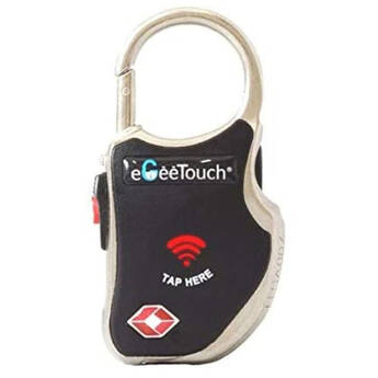 eGeeTouch 2nd Generation Smart Travel Padlock (Black)
