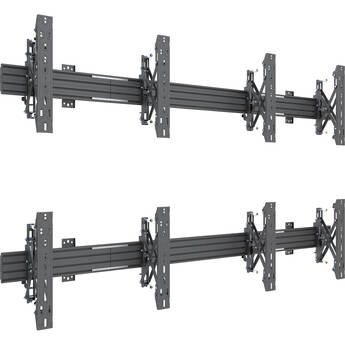 Mount-It! PRO 2 x 2 Video Wall Mount with Push-In Pop-Out Brackets