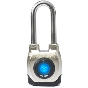 eGeeTouch Outdoor Smart Padlock (4th Gen, Long Shackle)