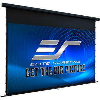 Elite Screens 115" Outdoor Manual Tab-Tension Projector Screen with CineWhite Surface