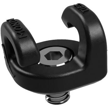 Kondor Blue Mondo Ties Cable Management Clips (Black, 10-Pack)