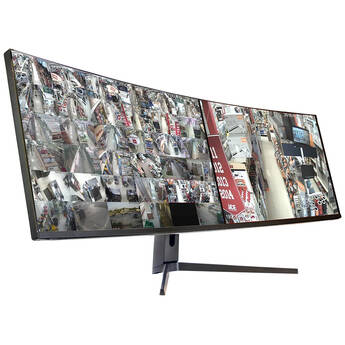 ViewZ VZ-49CGM 49" Dual QHD 32:9 Curved Security Monitor