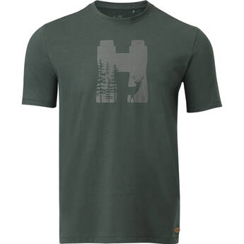 SWAROVSKI OPTIK Men's Deer T-Shirt (Large, Green)