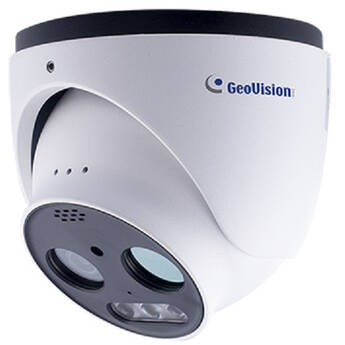 GeoVision 5MP IR Thermal & Optical IR Fixed Eyeball Dome IP Camera with 4mm Lens