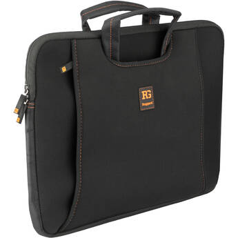 Ruggard Ultrathin Neoprene Sleeve with Handles for 15-16" Laptop (Black/Orange)