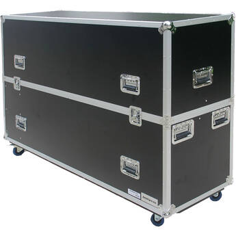 Antakipro Rolling Fly Drive Case for Two 70" LED or Plasma Displays