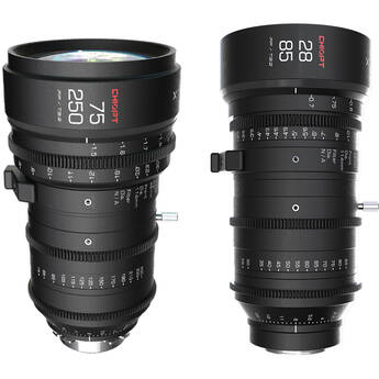 CHIOPT XTREME ZOOM 28-85mm T3.2 & 75-250mm T3.2 Lens Kit (PL Mount)