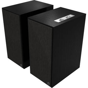 Klipsch The Nines 2-Way Active Wireless Bookshelf Speakers (Black, Pair)