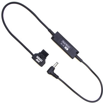 Hawk-Woods D-Tap to Barrel Connector Power Cable for Sony EX1/EX3, FS5, Panasonic EVA1 (Regulated 12V)