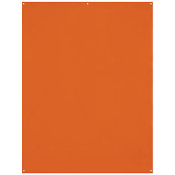 Westcott Wrinkle-Resistant Backdrop (Tiger Orange, 5 x 7')