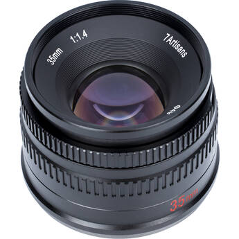 7Artisans 35mm f/1.4 Lens for Micro Four Thirds (Black)